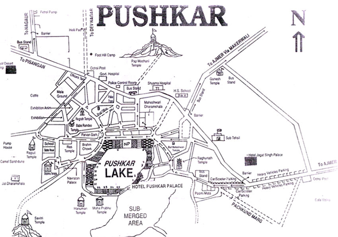 Pushkar Map